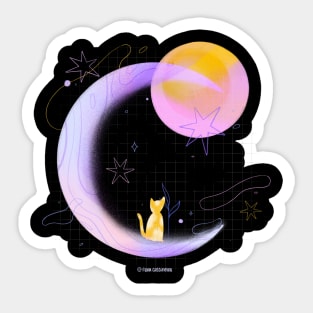 Moon Sticker